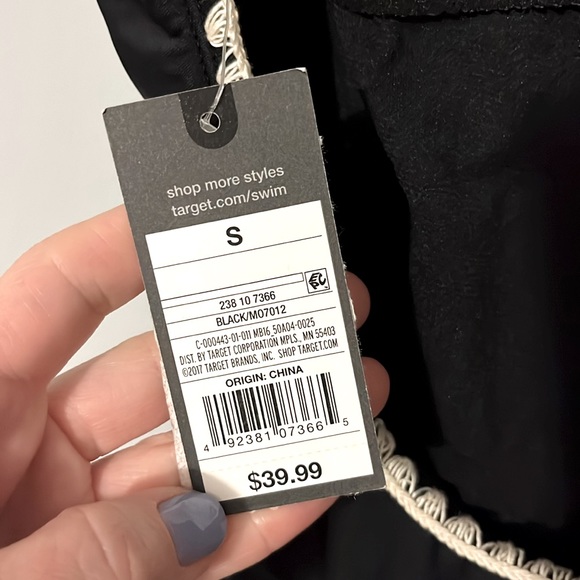 Mossimo stitch trim one piece swimsuit - Picture 7 of 7